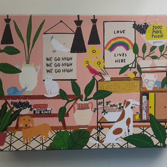 Anne Bentley 1000-piece Love Lives Here Puzzle - Picture 1 of 3